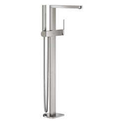 Grohe Plus - Mitigeur de baignoire à monter au sol, supersteel 23846DC3