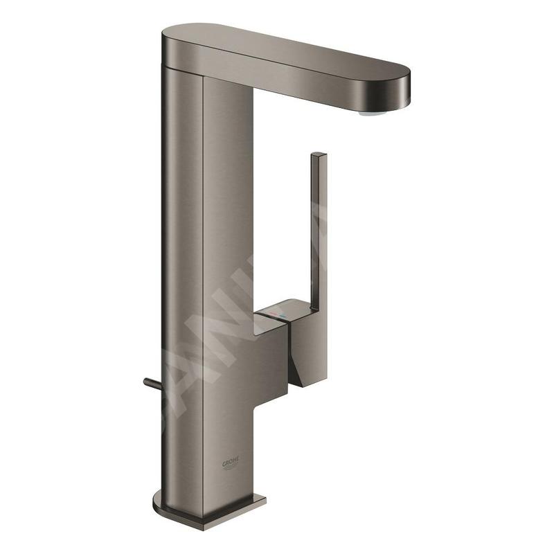 Grohe Plus - Mitigeur de lavabo L avec vidage, Hard Graphite brossé 23851AL3