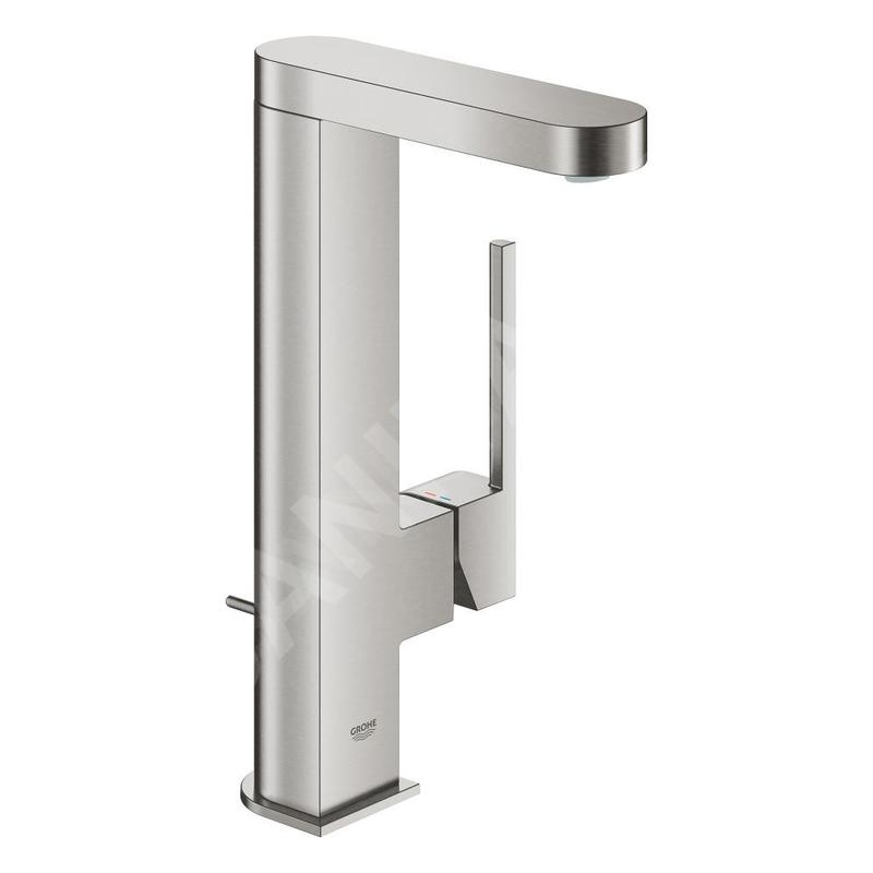 Grohe Plus - Mitigeur de lavabo L avec vidage, supersteel 23851DC3
