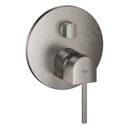 Grohe Plus - Mitigeur encastré pour 3 sorties, Hard Graphite brossé 24093AL3