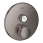 Grohe Grohtherm SmartControl - Mitigeur thermostatique encastré de douche avec 1 sortie, Hard Graphite 29118A00