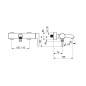 Hansa Vantis Style - Mitigeur de douche, chrome 54450107