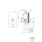 Steinberg 100 - Mitigeur de douche encastré, chrome 100 2243 3