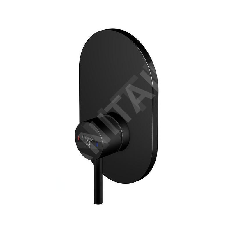 Steinberg 100 - Mitigeur de douche encastré, noir mat 100 2243 3 S