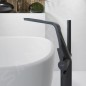 Steinberg 260 - Mitigeur de baignoire pour montage au sol, noir 260 1162 S