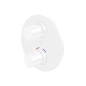 Steinberg 100 - Mitigeur thermostatique encastré pour 2 sorties, blanc mat 100 4133 3 W