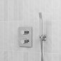 Steinberg 120 - Mitigeur thermostatique encastré pour 3 sorties, chrome 120 4123 3