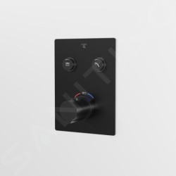 Steinberg 390 - Mitigeur thermostatique encastré pour 2 sorties, noir 390 4221 3 S