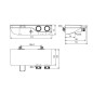 Ideal Standard CeraTherm - Mitigeur thermostatique de douche, chrome A7329AA