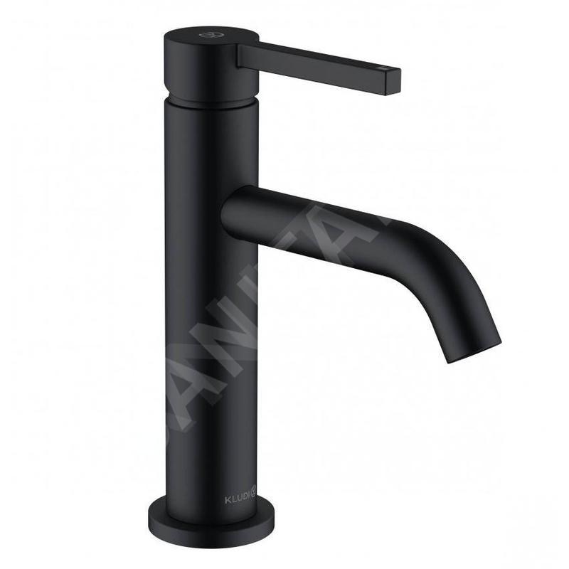 Kludi Nova Fonte - Mitigeur de lavabo avec bonde Push-Open, noir mat 202883915