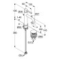 Kludi Nova Fonte - Mitigeur de lavabo avec bonde Push-Open, noir mat 202883915