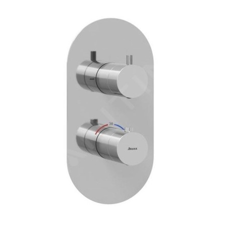 Ravak Espirit - Mitigeur thermostatique encastré pour 2 sorties, chrome X070206