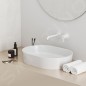 Ravak Espirit - Mitigeur de lavabo encastré, installation à 2 trous, blanc mat X070241