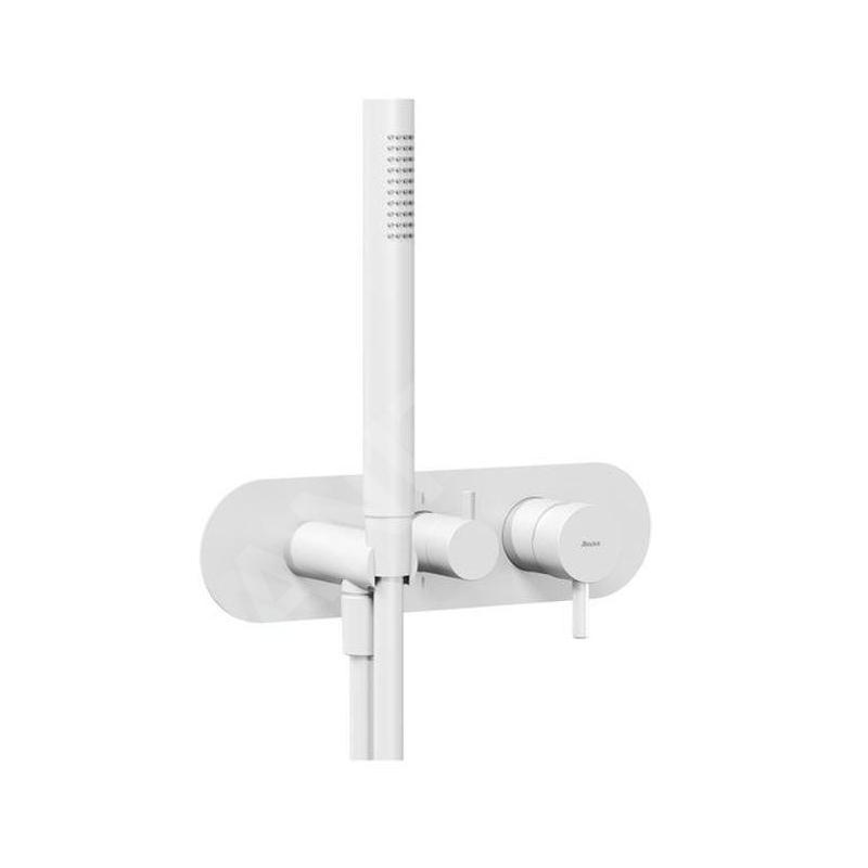 Ravak Espirit - Mitigeur encastré pour 2 appareils, avec accessoires, blanc mat X070250