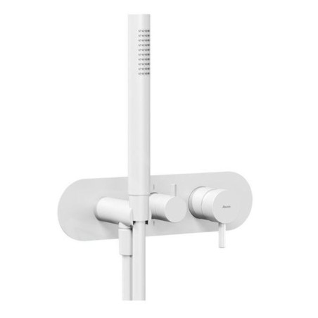 Ravak Espirit - Mitigeur encastré pour 2 appareils, avec accessoires, blanc mat X070250