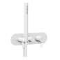 Ravak Espirit - Mitigeur encastré pour 2 appareils, avec accessoires, blanc mat X070250