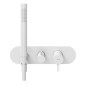 Ravak Espirit - Mitigeur encastré pour 2 appareils, avec accessoires, blanc mat X070250