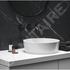 Ravak Espirit - Mélangeur lavabo pour montage encastré, montage 3 trous, avec corps, noir mat X070276