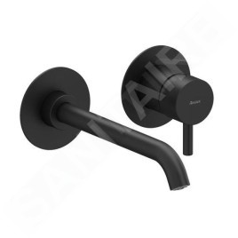Ravak Espirit - Mitigeur de lavabo encastré, 2 trous, noir mat X070278