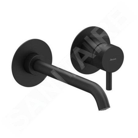 Ravak Espirit - Mitigeur de lavabo encastré, 2 trous, noir mat X070278