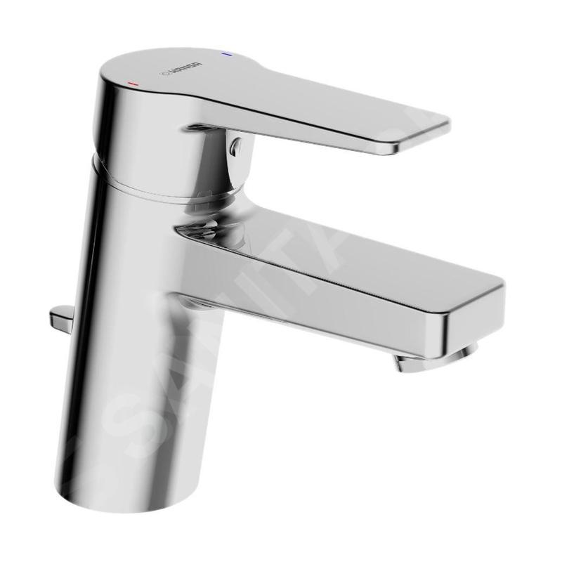 Hansa Twist - Mitigeur de lavabo avec garniture de vidage, chrome 09092283