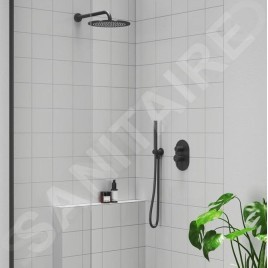 Ravak Espirit - Mitigeur encastré 2 sorties, noir mat X070288