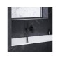 Ravak Eleganta - Mitigeur encastré 2 sorties, avec corps d’encastrement, noir mat X070298