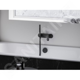 Ravak Eleganta - Mitigeur encastré 2 sorties, noir mat X070300