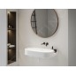 Ravak Eleganta - Mitigeur de lavabo encastré, 2 trous, graphite brossé X070329