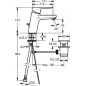 Hansa Twist - Mitigeur de lavabo avec garniture de vidage, chrome 09092283