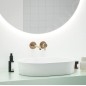 Ravak Espirit - Mitigeur de lavabo encastré, 2 trous, or rose brossé X070352