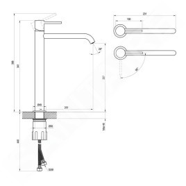 Ravak Espirit - Mitigeur de lavabo, BeCool, blanc mat X070405