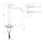 Ravak Espirit - Mitigeur de lavabo, BeCool, or rose brossé X070408