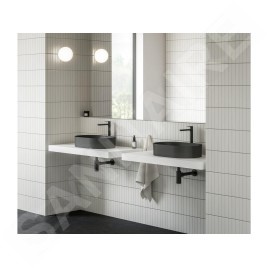 Ravak Eleganta - Mitigeur de lavabo, BeCool, noir mat X070421