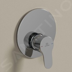 Ideal Standard Cerabase - Mitigeur de douche encastré, avec corps d’encastrement, chrome A7392AA