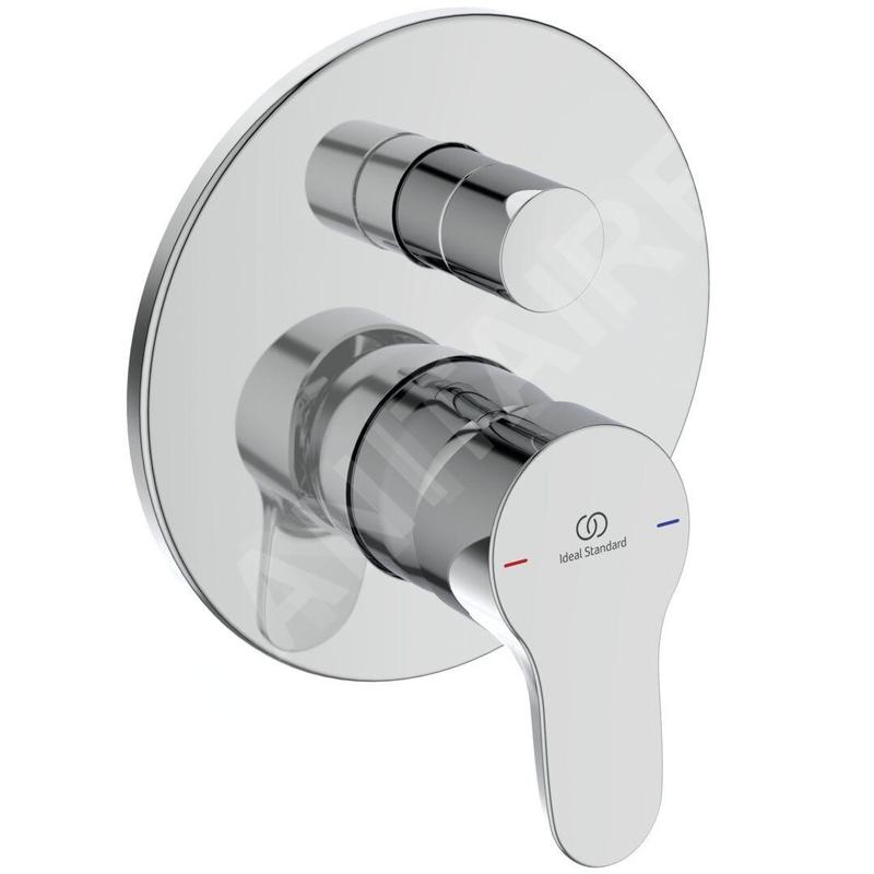 Ideal Standard Cerabase - Mitigeur encastré 2 sorties, avec corps d’encastrement, chrome A7393AA