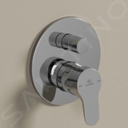 Ideal Standard Cerabase - Mitigeur encastré 2 sorties, avec corps d’encastrement, chrome A7393AA