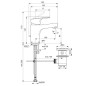 Ideal Standard Cerabase - Mitigeur de lavabo avec vidage, chrome BC829AA