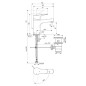 Ideal Standard Cerabase - Mitigeur de lavabo avec vidage, BlueStart, chrome BC831AA