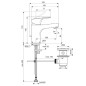 Ideal Standard Cerabase - Mitigeur de lavabo avec vidage, chrome BC833AA
