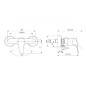 Ideal Standard Cerabase - Mitigeur de douche, chrome BC842AA