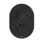 Ravak Chrome - Mitigeur thermostatique à encastrer, 2 sorties, avec corps d’encastrement, noir X070432