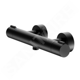 Keuco Plan blue - Mitigeur thermostatique de douche, noir mat 53926371001