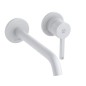 Kludi Nova Fonte - Mitigeur de lavabo encastré, 2 trous, blanc mat 202455315