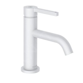 Kludi Nova Fonte - Mitigeur de lavabo avec bonde Push-Open, blanc mat 202665315