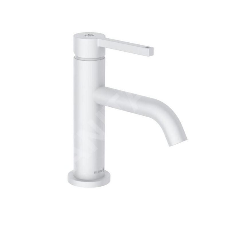 Kludi Nova Fonte - Mitigeur de lavabo avec bonde Push-Open, blanc mat 202665315