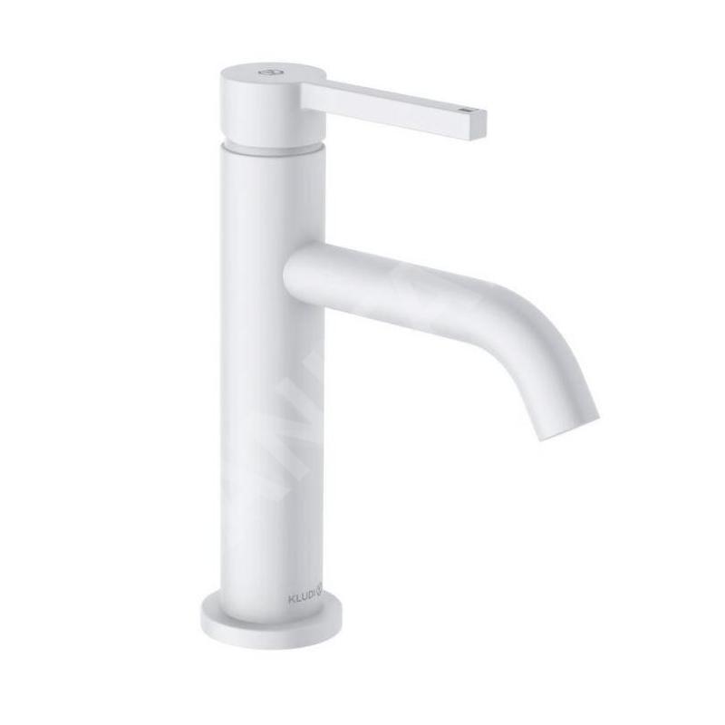 Kludi Nova Fonte - Mitigeur de lavabo avec bonde Push-Open, blanc mat 202885315