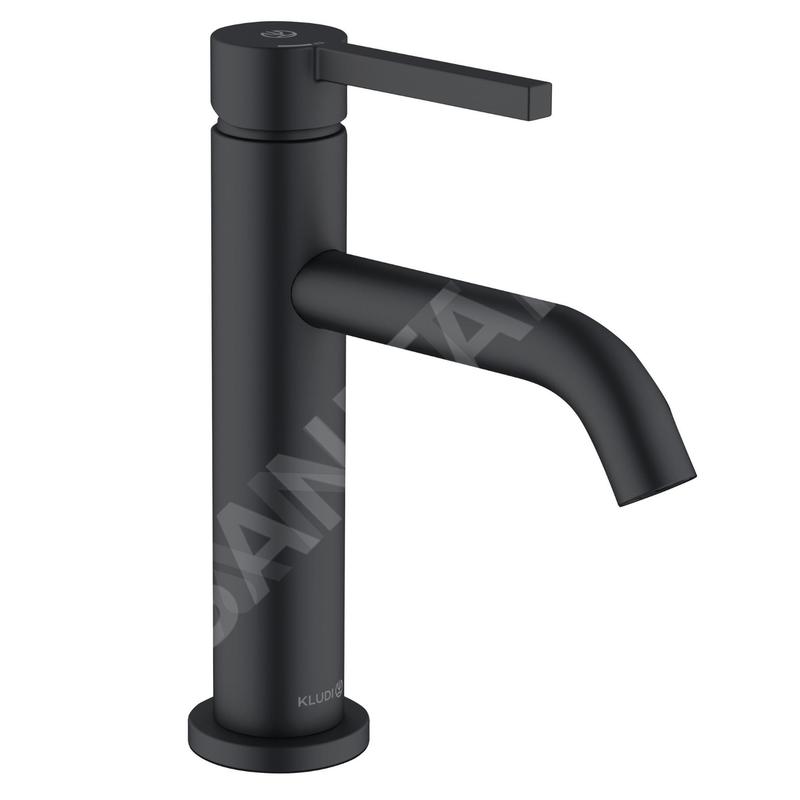Kludi Nova Fonte - Mitigeur de lavabo avec vidage Push-Open, EcoSmart, noir mat 202893915