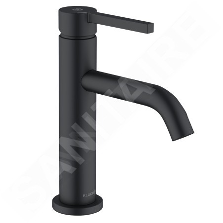 Kludi Nova Fonte - Mitigeur de lavabo avec vidage Push-Open, EcoSmart, noir mat 202893915
