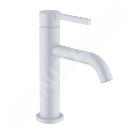 Kludi Nova Fonte - Mitigeur de lavabo avec vidage Push-Open, EcoPlus, blanc mat 202895315